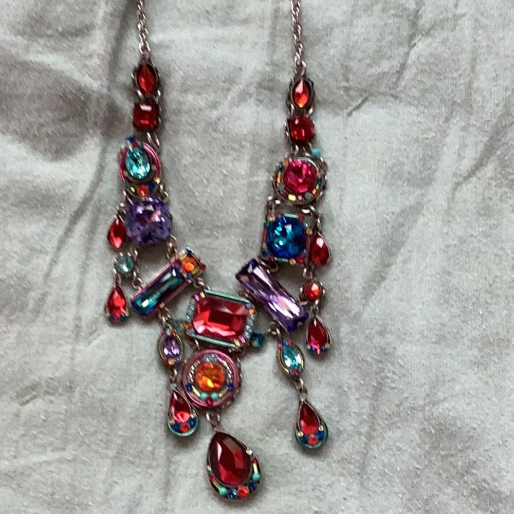 Firefly crystal necklace